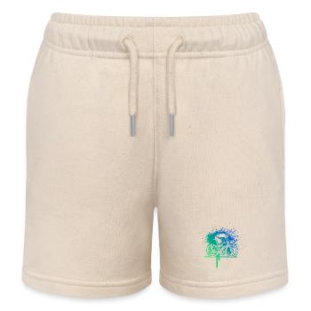 Road Bike Vibes for Road Bike - Kids Organic Sweat Shorts by Stanley/Stella - soft Ecru - Front