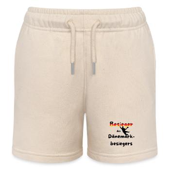 Handball EM 2026 - Besieger des Dänemarkbesiegers - Kinder Organic Joggingshorts Mini Bolter von Stanley/Stella - Natur - Vorne