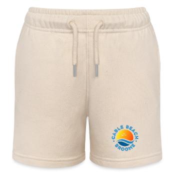 Plage de Cable Broome Coucher de soleil - Short de jogging enfant bio Stanley/Stella - écru doux - Devant