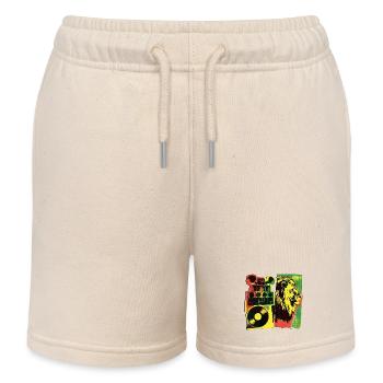 Roots Reggae Soundsystem - Kinder Organic Joggingshorts Mini Bolter von Stanley/Stella - Natur - Vorne