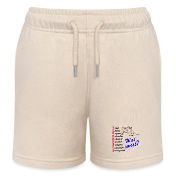 Floorball Was sonst? - Kinder Organic Joggingshorts Mini Bolter von Stanley/Stella - Natur - Vorne