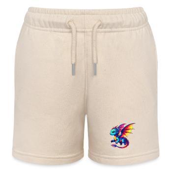 dragon - Short de jogging enfant bio Stanley/Stella - écru doux - Devant