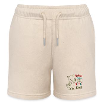 Kita Abschiedskind - Kinder Organic Joggingshorts Mini Bolter von Stanley/Stella - Natur - Vorne