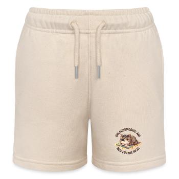 Kater Urlaubsmodus Insel Spruch - Kinder Organic Joggingshorts Mini Bolter von Stanley/Stella - Natur - Vorne