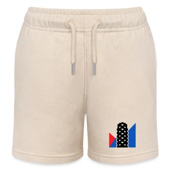 MTB Reifenprofil Abzeichen - Kinder Organic Joggingshorts Mini Bolter von Stanley/Stella - Natur - Vorne