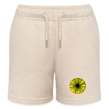 Comic-Explosion Burst - Kinder Organic Joggingshorts Mini Bolter von Stanley/Stella - Natur - Vorne