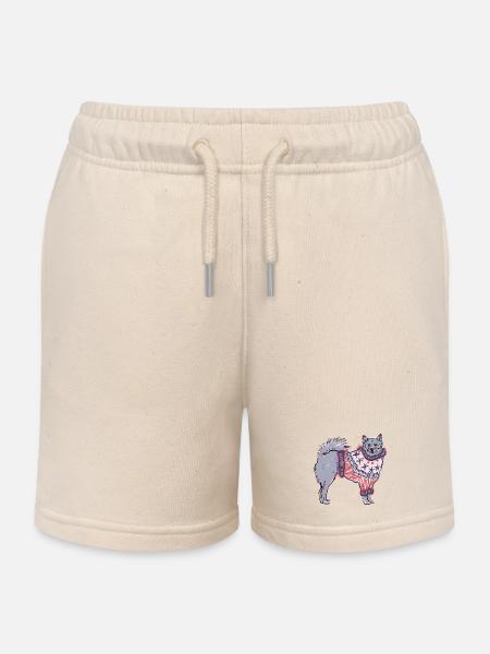 FINNISCHER SPITZ IM JUMPER - Kinder Organic Joggingshorts Mini Bolter von Stanley/Stella - Natur