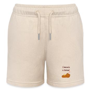 I brauch a natzal - Bayrischer Spruch - Kinder Organic Joggingshorts Mini Bolter von Stanley/Stella - Natur - Vorne