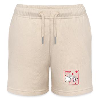 Sternzeichen Widder - Kinder Organic Joggingshorts Mini Bolter von Stanley/Stella - Natur - Vorne