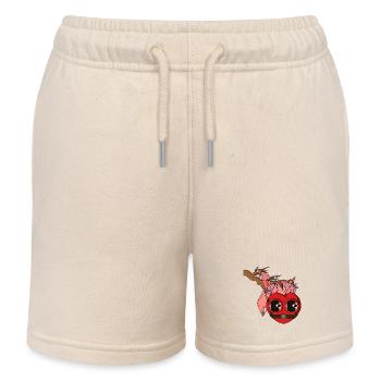 CROCHU - Short de jogging enfant bio Stanley/Stella - écru doux - Devant