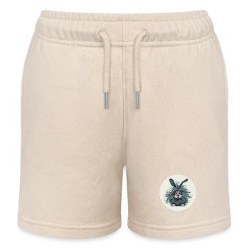 Hase - Kinder Organic Joggingshorts Mini Bolter von Stanley/Stella - Natur - Vorne