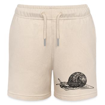 slug - Kids Organic Sweat Shorts by Stanley/Stella - soft Ecru - Front