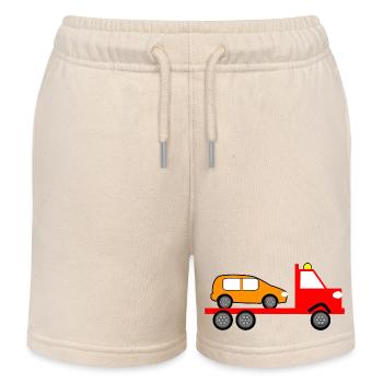 Camion - Short de jogging enfant bio Stanley/Stella - écru doux - Devant