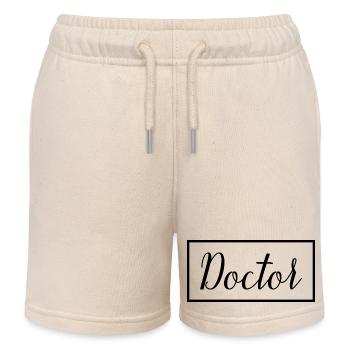 Arzt Arzt Stolzer Doktorand mit Abschluss - Kinder Organic Joggingshorts Mini Bolter von Stanley/Stella - Natur - Vorne