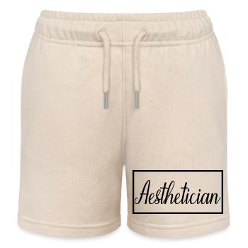 Esthéticienne Fière étudiante esthéticienne diplômée - Short de jogging enfant bio Stanley/Stella - écru doux - Devant