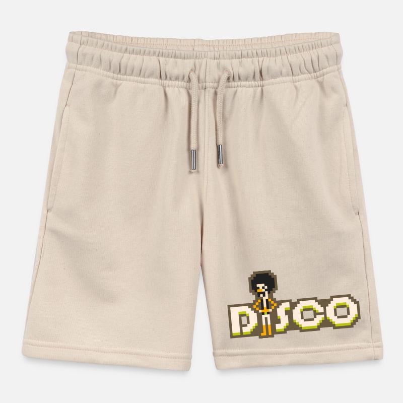 Discothèque 8 bits Short de jogging enfant bio Stanley/Stella