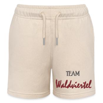 Team Waldviertel - Kinder Organic Joggingshorts Mini Bolter von Stanley/Stella - Natur - Vorne