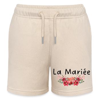 Die Brautblumen - Kinder Organic Joggingshorts Mini Bolter von Stanley/Stella - Natur - Vorne
