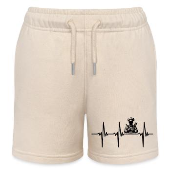 Battement de cœur pour les étoiles Hobby Chef - Short de jogging enfant bio Stanley/Stella - écru doux - Devant