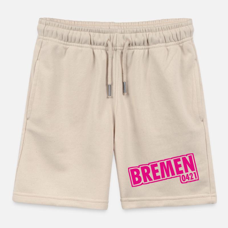 Bremen - 0421 - Area Code Kids Organic Sweat Shorts by Stanley/Stella