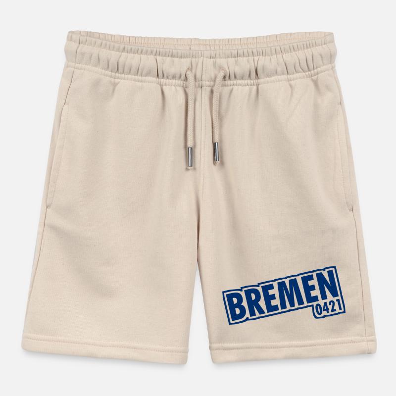 Bremen - 0421 - Area Code Kids Organic Sweat Shorts by Stanley/Stella