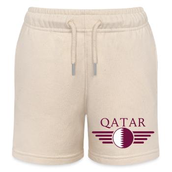 J’adore le Qatar, le design de style élégance - Short de jogging enfant bio Stanley/Stella - écru doux - Devant