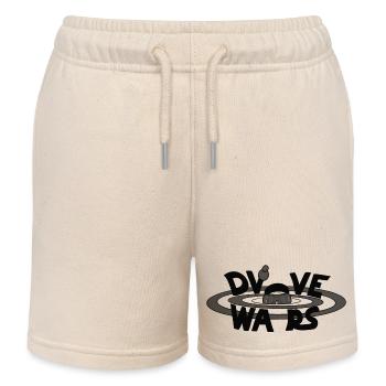 Diver Diving Diving Hobby Exercise Freedom - Kids Organic Sweat Shorts by Stanley/Stella - soft Ecru - Front