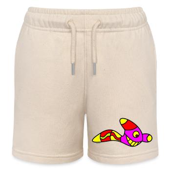 Chemise enfant Wurm - Short de jogging enfant bio Stanley/Stella - écru doux - Devant
