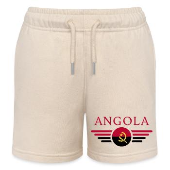 J’aime l’Angola, T-shirt design de style élégance - Short de jogging enfant bio Stanley/Stella - écru doux - Devant