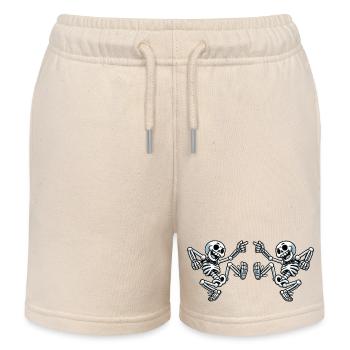 Skull Dancing - Kinder Organic Joggingshorts Mini Bolter von Stanley/Stella - Natur - Vorne