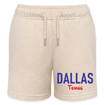 Dallas - Texas - États-Unis - États-Unis d’Amérique - Short de jogging enfant bio Stanley/Stella - écru doux - Devant