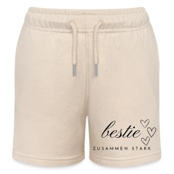 Beast - Kids Organic Sweat Shorts by Stanley/Stella - soft Ecru - Front