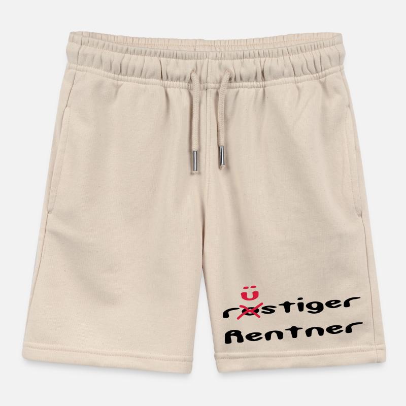 rusty / sprightly pensioner Kids Organic Sweat Shorts by Stanley/Stella
