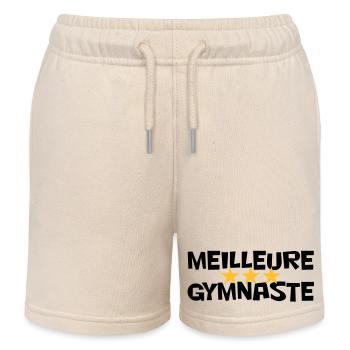 Meilleure Gymnaste - Short de jogging enfant bio Stanley/Stella - écru doux - Devant