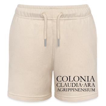 COLONIA CLAUDIA ARA AGRPPINENSIUM Vintage Schwarz - Kinder Organic Joggingshorts Mini Bolter von Stanley/Stella - Natur - Vorne