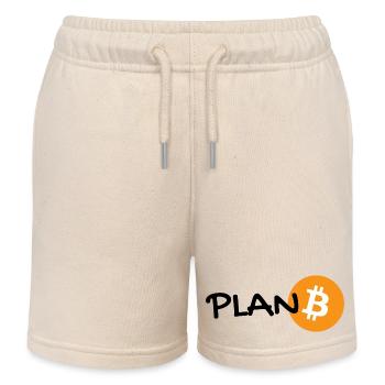 plan B - bitcoin Plan Bitcoin - Hoodl - Short de jogging enfant bio Stanley/Stella - écru doux - Devant