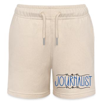 Journalist stolze Mama süßes Geschenk - Kinder Organic Joggingshorts Mini Bolter von Stanley/Stella - Natur - Vorne