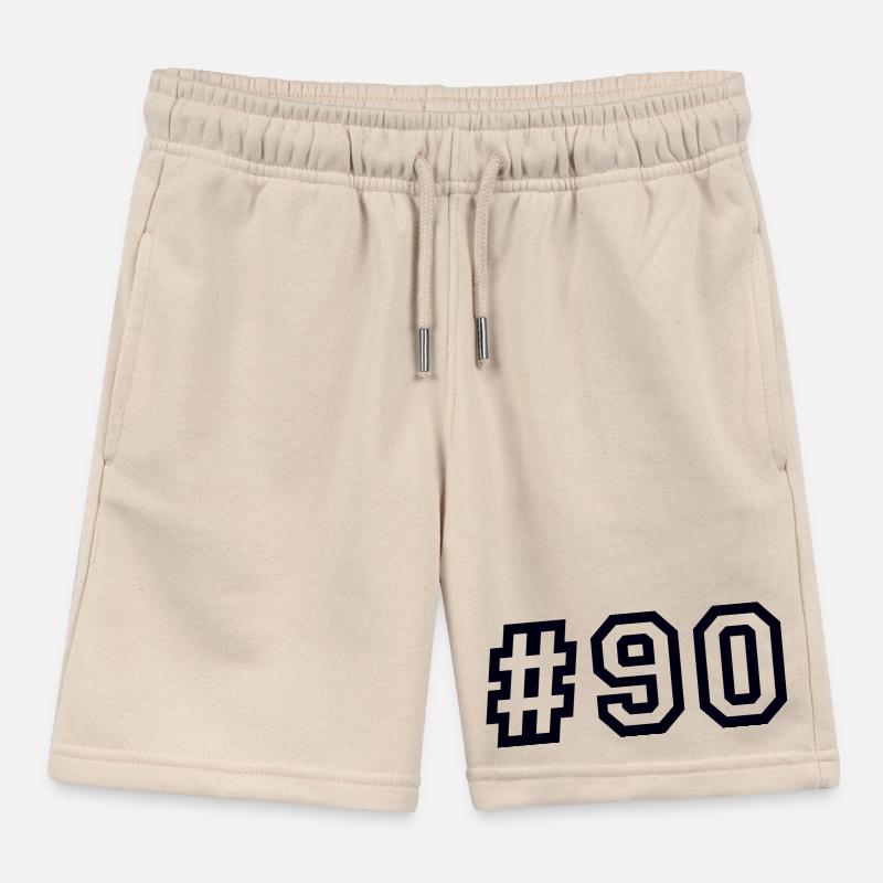1990 Hashtag 90 Kids Organic Sweat Shorts by Stanley/Stella