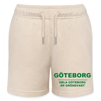 Gothenburg - The whole of Gothenburg is green-black - Kids Organic Sweat Shorts by Stanley/Stella - soft Ecru - Front