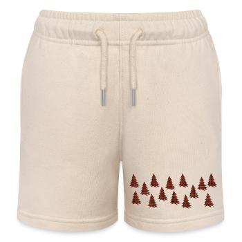 Tartanbäume - Kinder Organic Joggingshorts Mini Bolter von Stanley/Stella - Natur - Vorne