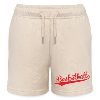 Basketball / Basketball / Basktet-Ball / Sport - Kinder Organic Joggingshorts Mini Bolter von Stanley/Stella - Natur - Vorne
