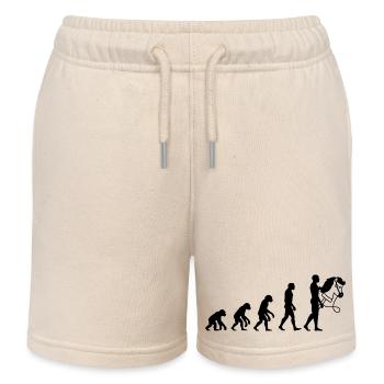 HOBBYHORING DE L’ÉVOLUTION ! L’AMOUR DU CHEVAL DE BATAILLE - Short de jogging enfant bio Stanley/Stella - écru doux - Devant