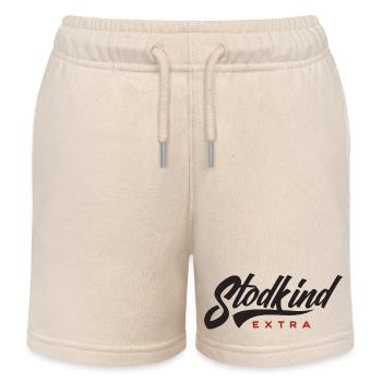 Stodkind Extra Black - Kinder Organic Joggingshorts Mini Bolter von Stanley/Stella - Natur - Vorne