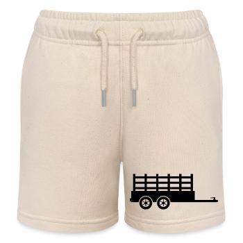 Frachtanhänger - Kinder Organic Joggingshorts Mini Bolter von Stanley/Stella - Natur - Vorne