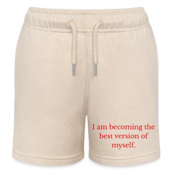 Motivation - Kids Organic Sweat Shorts by Stanley/Stella - soft Ecru - Front