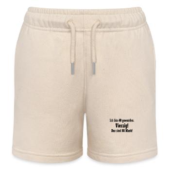 Lustiges T-Shirt zum 40. Geburtstag / Vierzig / 40 - Kinder Organic Joggingshorts Mini Bolter von Stanley/Stella - Natur - Vorne