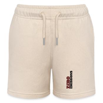 Zero emissions / electric driving / electric car - Kids Organic Sweat Shorts by Stanley/Stella - soft Ecru - Front
