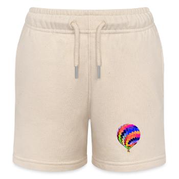 Heißluftballon - Kinder Organic Joggingshorts Mini Bolter von Stanley/Stella - Natur - Vorne