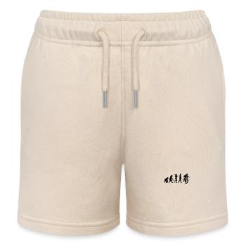 Downhill Evolution Gescgebk pour cyclistes VTT - Short de jogging enfant bio Stanley/Stella - écru doux - Devant