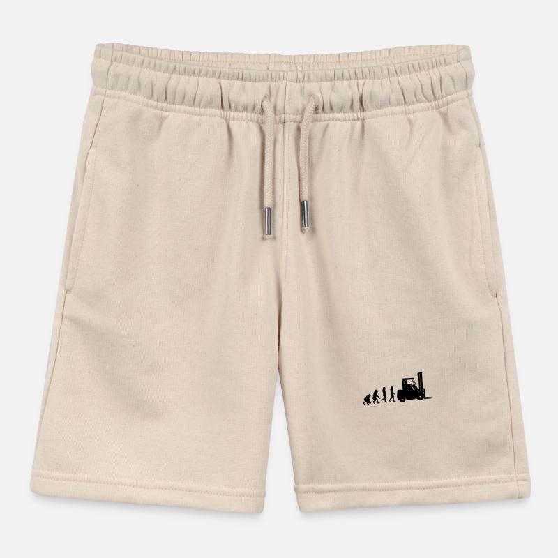 Evolution Staplerfahrer Kinder Organic Joggingshorts Mini Bolter von Stanley/Stella